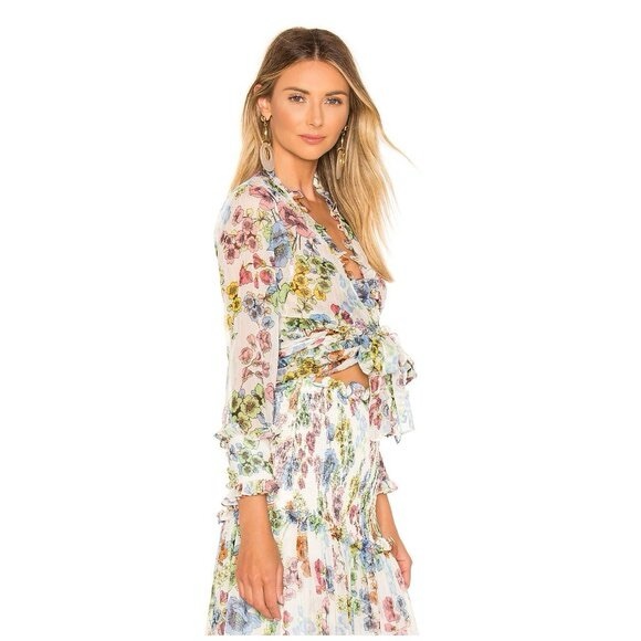 MISSIE FLORAL BLOUSE (WEEKEND SALE) - Picture 2 of 7